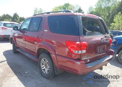 2007 Toyota Sequoia Sr5 V8 из США, поврежденный, VIN 5TDZT34A87S295066
